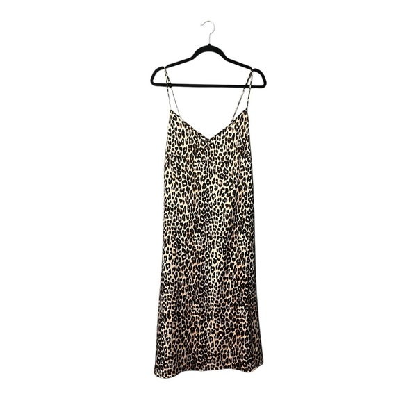 Two Arrows Leopard Print Midi Slip Dress - Picture 2 of 7